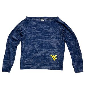 Nike Women’s West Virginia Mountaineers Long Sleeve Blue T-shirt size Small